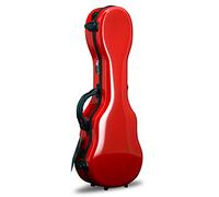 Crossrock CRF1000SURD - Funda para ukelele soprano (fibra de vidrio), color rojo