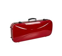 Crossrock CRF1020DVRD - Mochila de fibra de vidrio para violines (4/4), color rojo