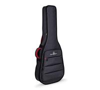 Crossrock CRSG107D Dreadnought - Bolsa para Guitarra (Acolchado de 10 mm), Mochila Disponible, Gris Oscuro (CRSG107DGR)