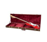 Crossrock Designer Series Guitar Case, Blossom Brown, Bass, Guitarra