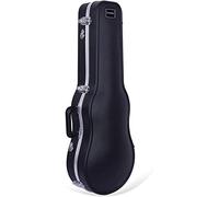 Crossrock Estuche para viola ABS de 16 a 16.5 pulgadas, estilo mochila, color negro, carcasa dura moldeada, interior de felpa, soportes dobles para arco (CRA860VL165BK)