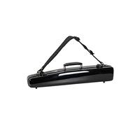 Crossrock Estuche Recto para saxofón Soprano, Carcasa rígida de Fibra de Vidrio con Bloqueo TSA, Negro (CRF1020SSBK)