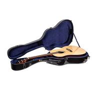 Crossrock Funda de Fibra de Vidrio para Guitarra acústica Dreadnought, Compatible con Guitarras Gibson J45, compositores, Southern Jumbo, Dove y Hummingbird Dreadnought; Color Negro