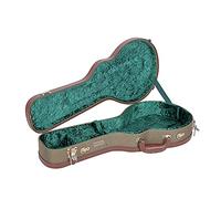 Crossrock Funda de Madera de Estilo Vintage para mandolinas Estilo F con Correas de Hombro extraíbles, Color Verde (CRW700OMFGN)