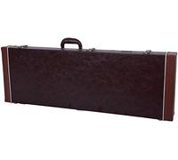 Crossrock Funda de madera para guitarra eléctrica Fender Telecaster y Stratocaster-Brown (CRW620EBR)