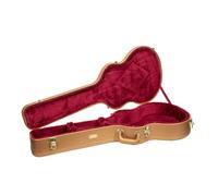 Crossrock Funda para guitarra acústica Gibson SJ-200 | Acabado dorado de lujo, arco reforzado, cerradura de seguridad, almacenamiento oculto - Serie Designer (CRW520SBLG)