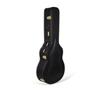 Crossrock Funda para Guitarra Archtop de 43,2 cm (17 Pulgadas), Acabado Negro, Cierre con Cerradura, para Gibson Gibson L5/ES-300/ES 350T, Epiphone Broadway
