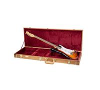 Crossrock Funda para Guitarra Designer Series, Oro de Lujo, Bass, Guitarra