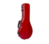 Crossrock Funda para mandolina de Fibra de Vidrio para Estilo A y F, Color Rojo (CRF1020MAFRD), Fibra de Vidrio (Estilo a&f), Rojo, Fibra de Vidrio (Estilo a&f)
