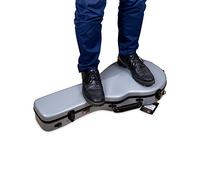 Crossrock Funda para mandolina de fibra de vidrio, se adapta tanto a estilos A como F, correas acolchadas, compartimento para accesorios, acolchado fijo y extraíble, incluye cerradura TSA, color