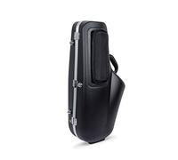 Crossrock Funda para saxofón alto, con correa de hombro extraíble, bolsillo para accesorios, cierre de bloqueo, color negro (CRA860ASBK)