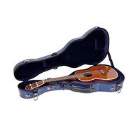 Crossrock Funda para ukelele tenor de fibra de vidrio acolchada gruesa azul marino (CRF1020TUNVBL)
