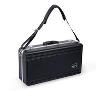 Crossrock Funda rígida de ABS para trompeta con correa de hombro única, color negro (CRA862TRBK)