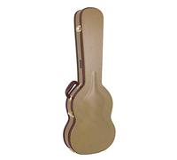 Crossrock Funda rígida de madera con arco superior para guitarras eléctricas SG, tweed de vinilo (CRW600SGTW)