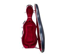 Crossrock - Funda rígida de violonchelo ABS moldeado con ruedas