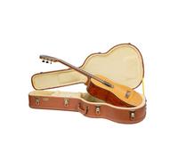 Crossrock Relief Series CRW630CRO - Funda para Guitarra clásica para Cuerda de Nailon 4/4, Superficie Altamente Texturizada, Forro Polar de imitación de visón, Cierres de Acero Inoxidable, secoya