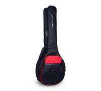 Crossrock Serie CRSG106, 10mm Relleno Nivel de Entrada Bolsa de Concierto para Banjo en Negro/Rojo (CRSG106BJBR-2)