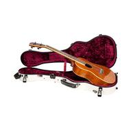 Crossrock Tenor CRF2030TUMW - Funda rígida para Ukelele de hasta 27 Pulgadas, 100% Fibra de Vidrio con Cierres de Marca, Cerradura TSA, Compartimento para Accesorios y Correas Desmontables, Color