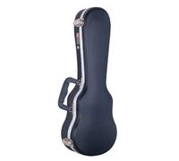 Crossrock, Ukelele soprano de 0 cuerdas, carcasa rígida moldeada de ABS súper ligera en color negro (CRA860SUBK)