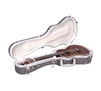 Crossrock, Ukelele tenor de 0 cuerdas, estuche rígido moldeado ABS súper ligero en champán, (CRA860TUCH)