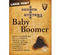 CrossSearch Mystery Volume 1: Cozy Baby Boomer Crossword Puzzle and Word Search Mystery Book. Large Print for Seniors