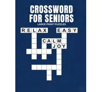 Crossword for seniors: Relaxing Nature-Themed Puzzles to Support Memory | Focus, and Stress Relief
