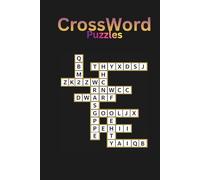 Crossword Puzzle Book: Crossword puzzles about random topics like science, travel, and trivia/ 118 pages 55 puzzles/ great gift for thinkers or screen breaks