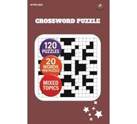 Crossword Puzzle Book for Adults, Teens and Seniors:: 60 Mixed Themed Puzzles, 20 Words Per Puzzle | 6 x 9 inches, 120 pages | Easy to Read Print