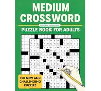 Crossword Puzzle Books for Adults & Seniors Large Print: 100 Large Print Word Puzzles for Adults and Seniors to Promote Mental Agility