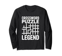 Crossword Puzzle Legend Crucigramas Cruciverbalist Manga Larga