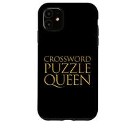 Crossword Puzzle Queen Mejor Juego Diario de crucigramas Carcasa para iPhone 11