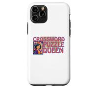 Crossword Puzzle Queen of Games Bingo Dice Ruler of Funny Carcasa para iPhone 11 Pro