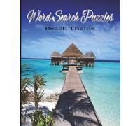 Crossword Puzzles / 8 x 10 / 25 Pages / Paperback / Beach and Ocean Themed