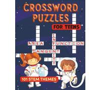Crossword Puzzles for Teens: 101 Unique STEM Themed Educational Word Activities for Curious Teenagers