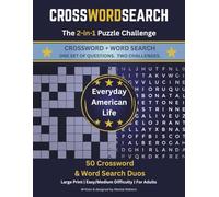 CrossWordSearch: The 2-in-1 Puzzle Challenge - Everyday American Life: 50 Large Print Crossword & Word Search Duos | Easy to Medium Difficulty | Puzzle Book for Adults | Everyday USA Lifestyle Trivia