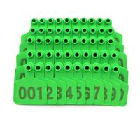 Crotales para Perros. 100Pcs Ear Tags Animal Tags Livestock Tags Cow Pig Tags Labels Goat .301-400 Orange/Blue/.301-400(Green,.901 1000)