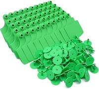 Crotales para Perros. 100Pcs Identification Precision Tags for Cattle Cows Pigs Hog Goats Sheep Calf Animal 62.8 * 75Mm/62.8 * 75Mm(Green)