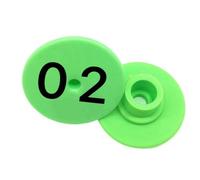 Crotales para Perros. 100Pcs Pig Round Ear Tag, Convenient Identification Livestock Ear Twith Numbers for Sheeps for Pigs for Foxes 0-100