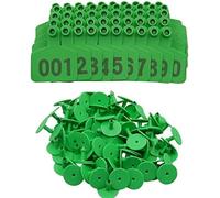 Crotales para Perros. Large Plastic Livestock Dentification Card Plastic for Cow Cattle Pig Swine Big Animal 101-200 Blue/Orange/301-400(Green,101 200)