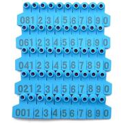 Crotales para Perros. Livestock Ear Tags Identification TPU Precision Tags for Cattle Cow Pig Goat Sheep Dog Hogs Calve Deer Animal Farm 001-100(Blue,401 500)