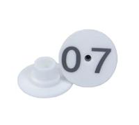 Crotales para Perros. Piglet Round Ear Tags, Digital Livestock Ear Tags, Large and Eye-Catching Numbers for Easy Identification 01-100/01-100