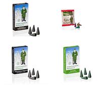 Crottendorfer Conos de incienso - Juego de 3 velas de Navidad - Aromas: incienso, aroma de Navidad y abeto - Cantidad: 72 incluye 5 conos de incienso como muestra del aroma de incienso de Navidad