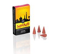 Crottendorfer - Conos de incienso Santali, aroma del Lejano Oriente y pachulí, hechos en Alemania