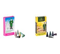 Crottendorfer Juego de conos de incienso de mezcla anual. Aromas: mezcla de colores y mezcla de verano. Cantidad: 48 unidades. Incluye 4 conos de incienso como muestra. Fabricado en Alemania