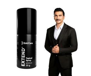 CROW Bold Care Spray tópico no transferible para hombres (paquete de 1)