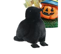 Crow Plush - Juguete De Suave para Niños De Más De 3 Años | Decoración De De Halloween Linda Y Espeluznante | Decoración De Almohadas De Lanzamiento De Animales Góticos De 6 Pulgadas |