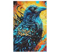 Crow Puzzle Games for Adults Y Niños - for Creativity And Mindfulness - Challenging Jigsaw Puzzles 1000 Piezas for Family 78 × 53 cm