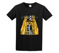 Crowbar Broken Glass Print Unisex T-Shirts Men tee Cotton Tops Black Shirt L