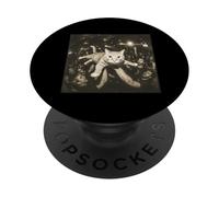 Crowd Surfing Cat Meme Disco Party Cat Gang Night Club PopSockets PopGrip Adhesivo