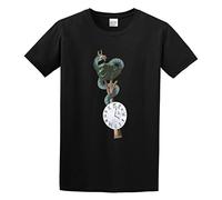 Crowded House Time On Earth Serpent Print Unisex T-Shirts Men tee Cotton Tops Black Shirt M